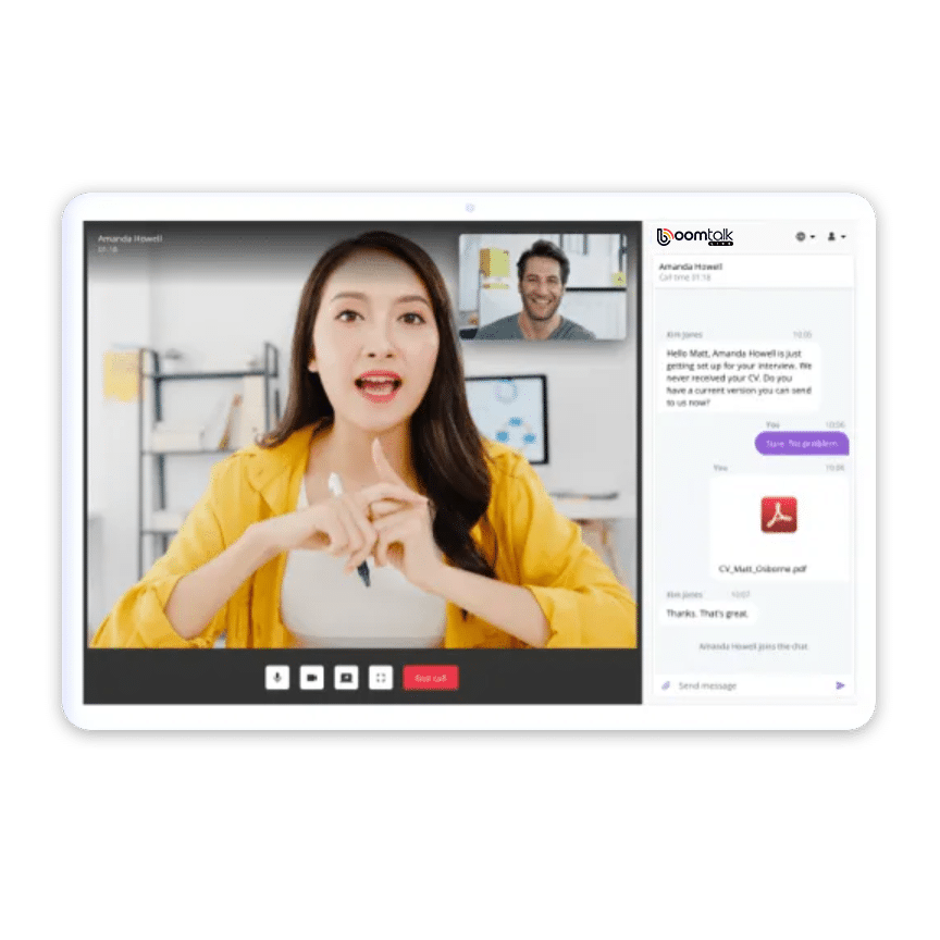 HD video and audio interviewing with multiple panel members